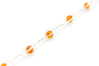 Modern Caged Amber Spheres Bracelet