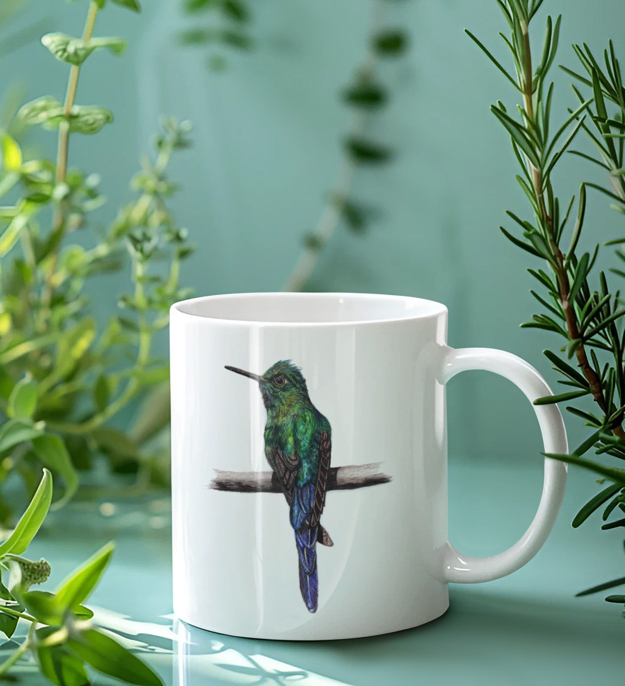 Hummingbird Coffee Wildlife Mug – Wildlife Gift 11oz
