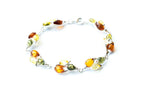 Multicolour Statement Link Bracelet