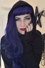Necessary Evil Athena Long Gothic Hooded Cardigan - Draped Witchy Style