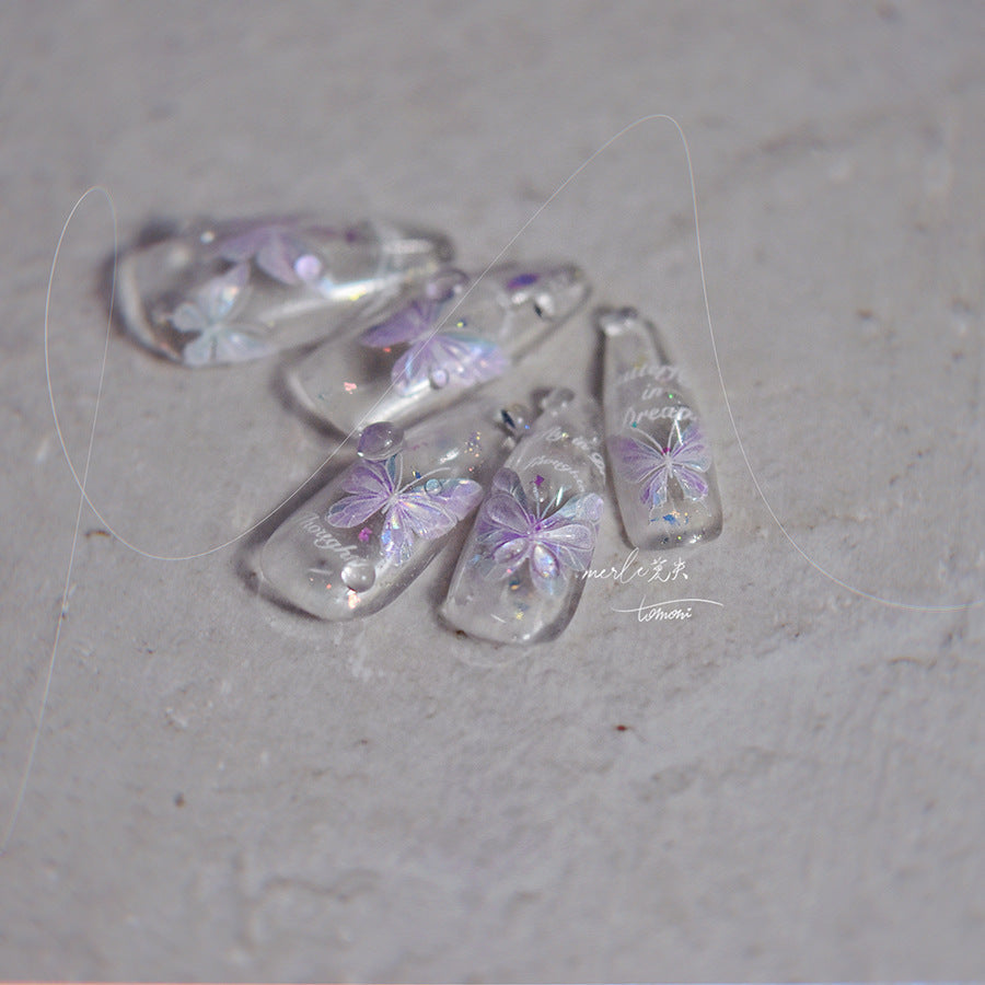 Hello Claws | Crystal Butterfly 5D Nail Deco Sticker