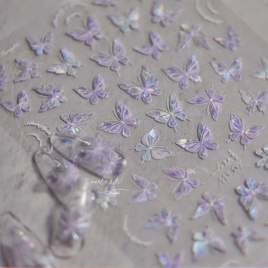 Hello Claws | Crystal Butterfly 5D Nail Deco Sticker