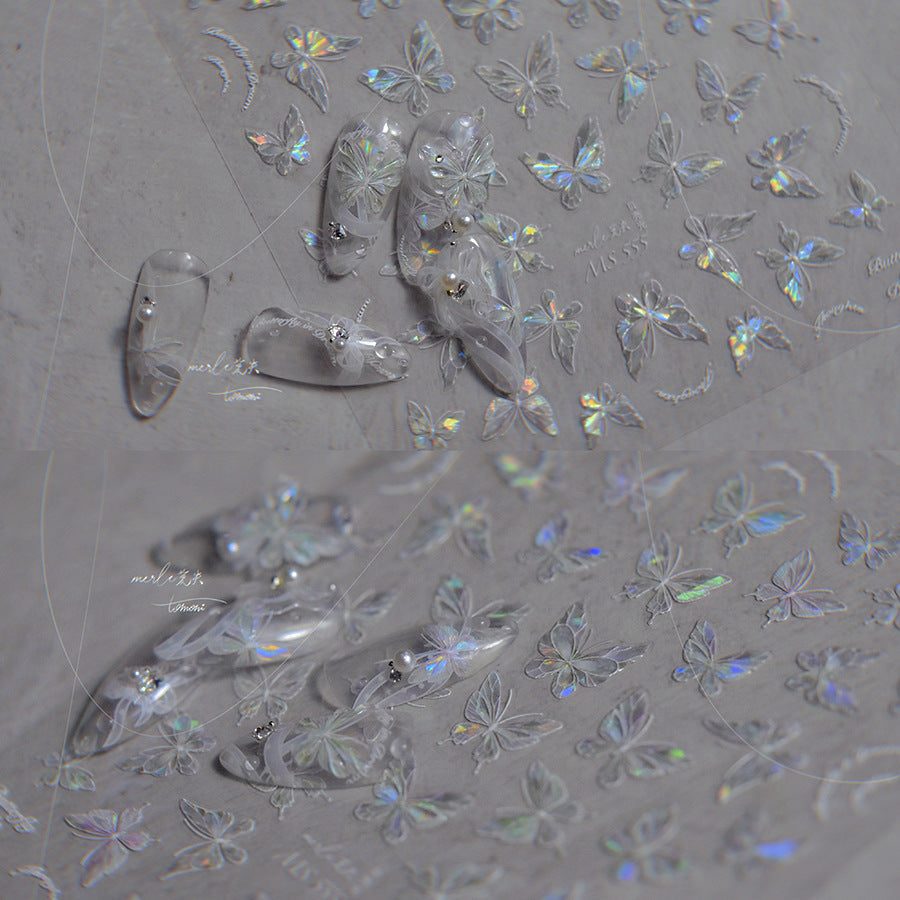Hello Claws | Crystal Butterfly 5D Nail Deco Sticker