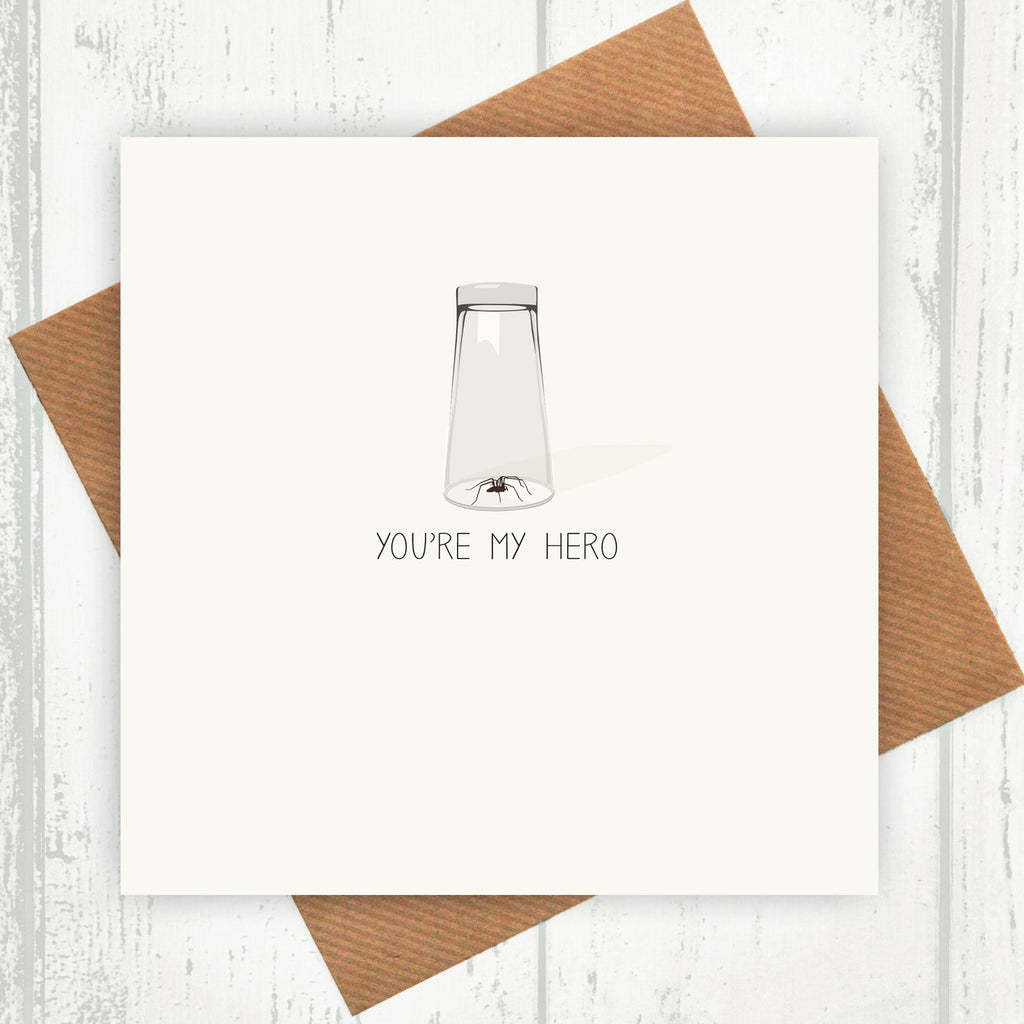 You're My Hero Card
