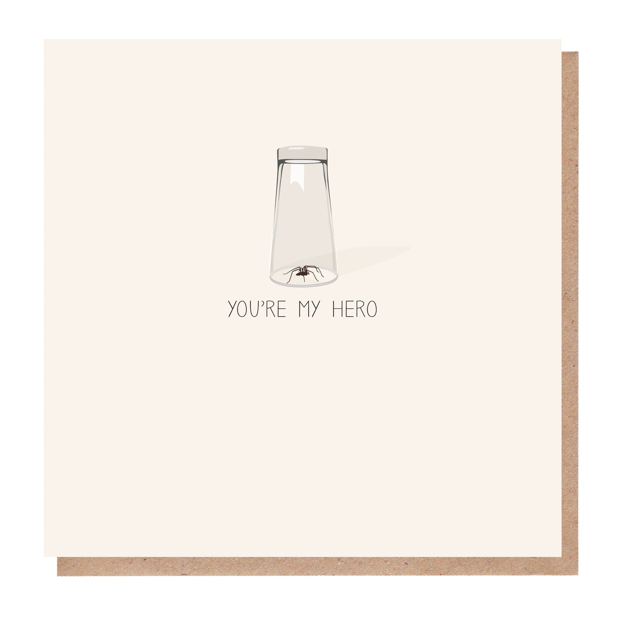 You're My Hero Card