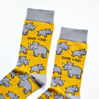 Save the Rhinos Bamboo Socks