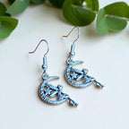 Flying Fairy Charm Drop Earrings