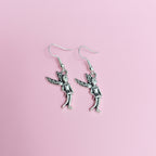 Posing Fairy Charm Drop Earrings