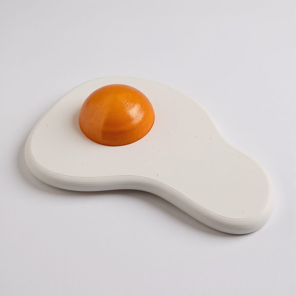 Fried Egg Lamp – Eco-Friendly 3D Printed USB Night Light