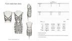 Punk Rave Anslie Metal Chain Dress
