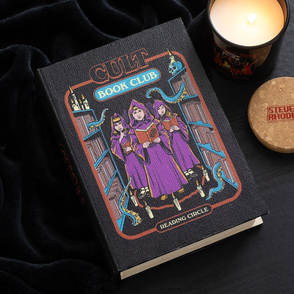 Gothic Gifts Steven Rhodes' "Cult Book Club" book-shaped storage box