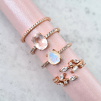 Slim Full Eternity Ring (1.2 mm) in Rose Gold