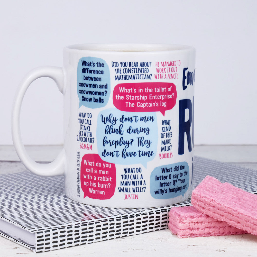 Emergency Rude Jokes Mug