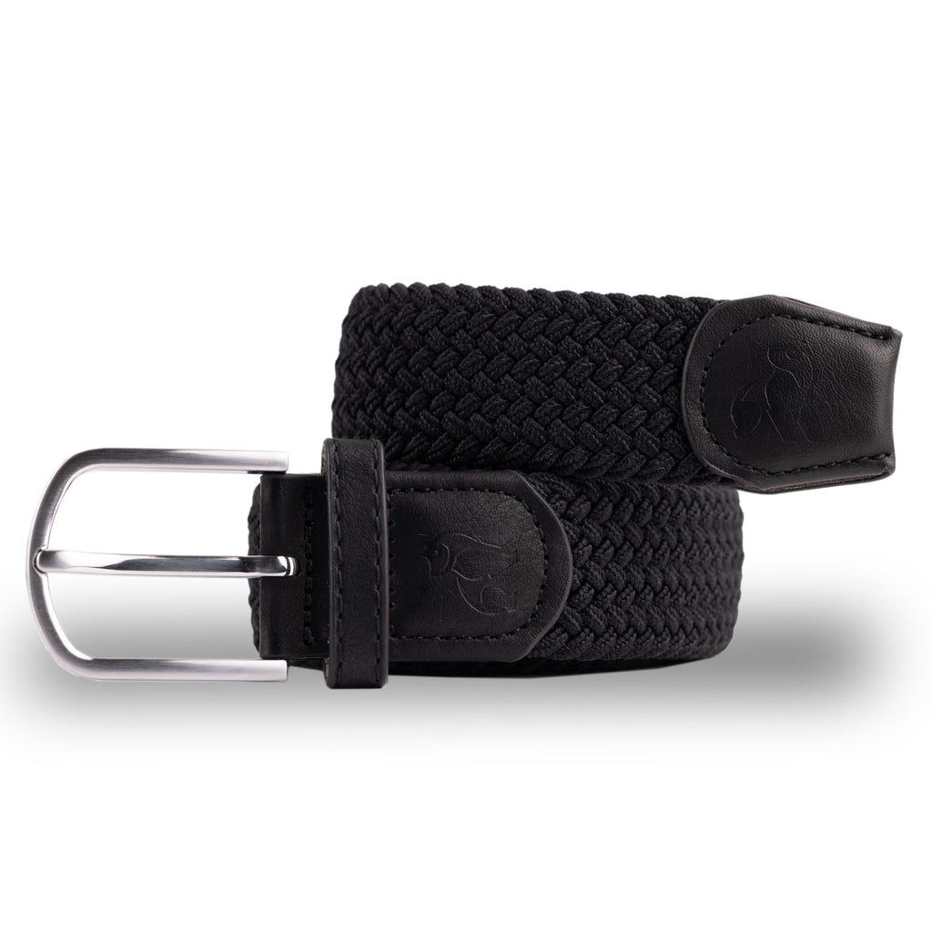 Woven Belt - Jet Black L (36-42" 91-107cm)