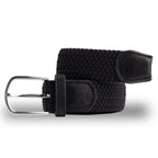 Woven Belt - Jet Black L (36-42" 91-107cm)