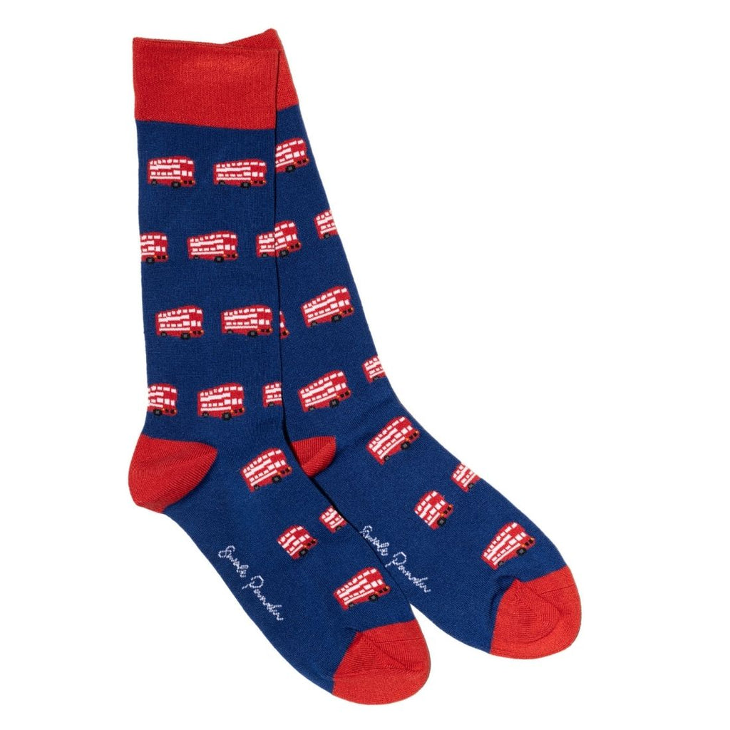 London Bus Bamboo Socks UK 7-11 (US 8-12 EU 40-47)