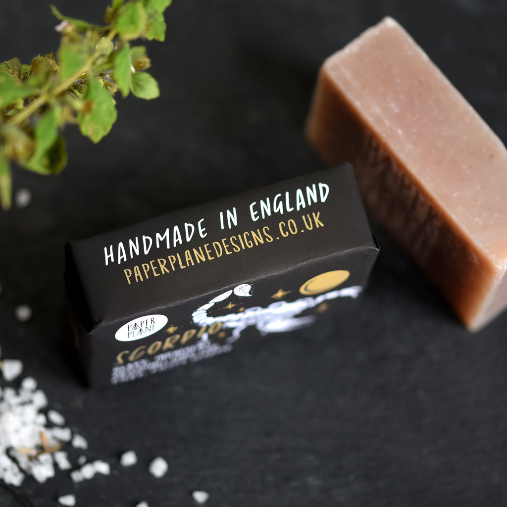 Scorpio Star Sign Zodiac Bar - Natural and Vegan Horoscope Soap