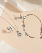 Mini Set 1 - Blue Topaz Jewellery Set in Sterling Silver