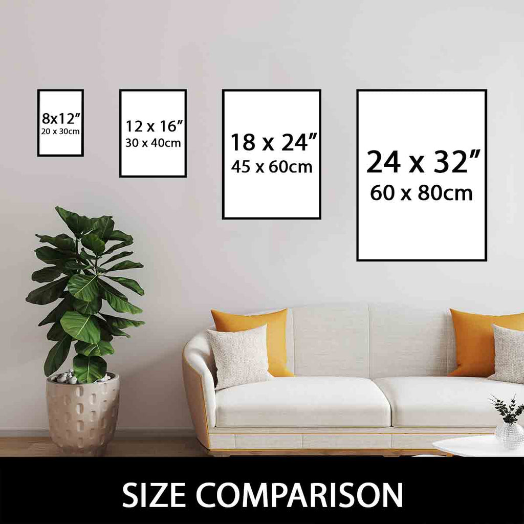 Couples Gold Text Custom Artwork