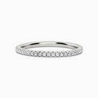 Slim Full Eternity Ring (1.2 mm) in Sterling Silver