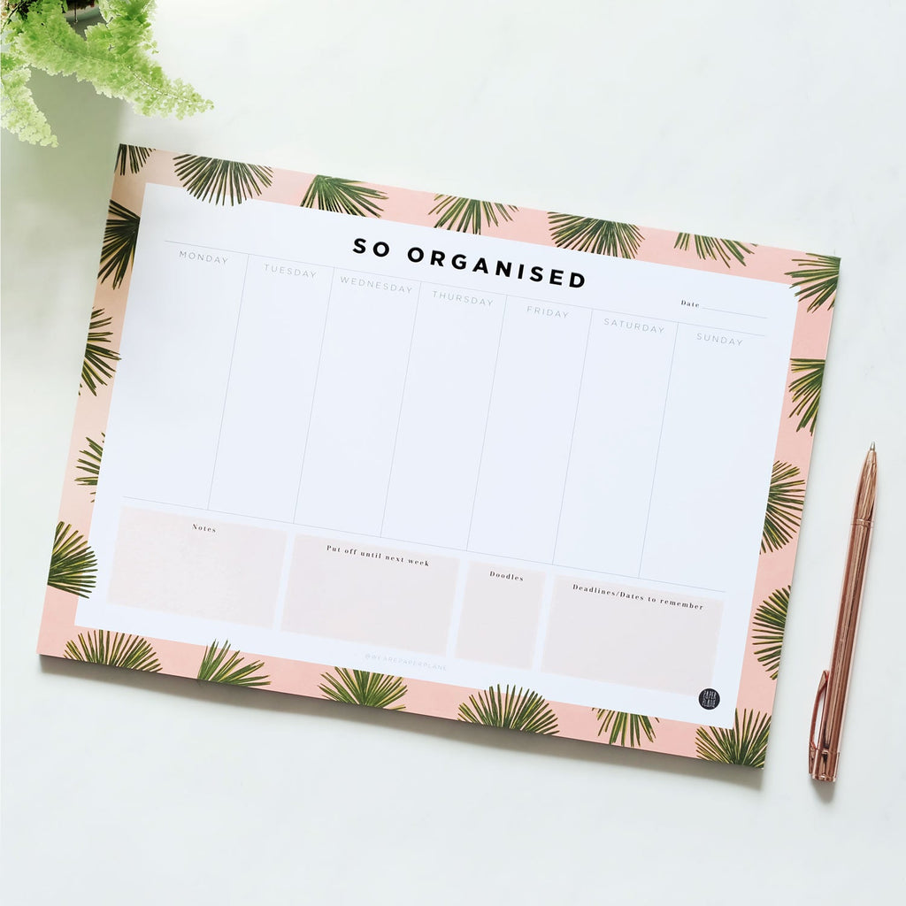 So Organised Desk Planner