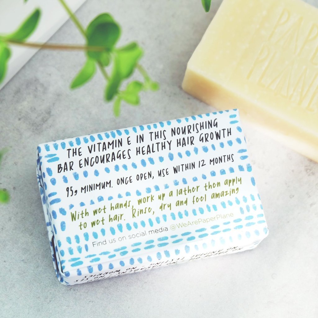 Lavender and Tea Tree 100% Natural Vegan Plastic-free Solid Shampoo