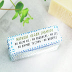 Lavender and Tea Tree 100% Natural Vegan Plastic-free Solid Shampoo