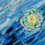 "Starry Night" by Van Gogh on Framed Canvas, Acrylic, Canvas, Framed Prints or Print-only