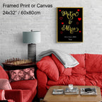 Couples Gold Text Custom Artwork