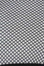 Banned Apparel Venus Metallic Fishnet Crop Top in Blue Black