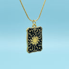 The Sun Tarot Card Pendant Necklace