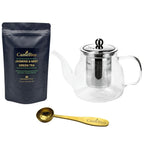 Camellios Loose Leaf Tea Set Jasmine & Mint Green Tea (100g)