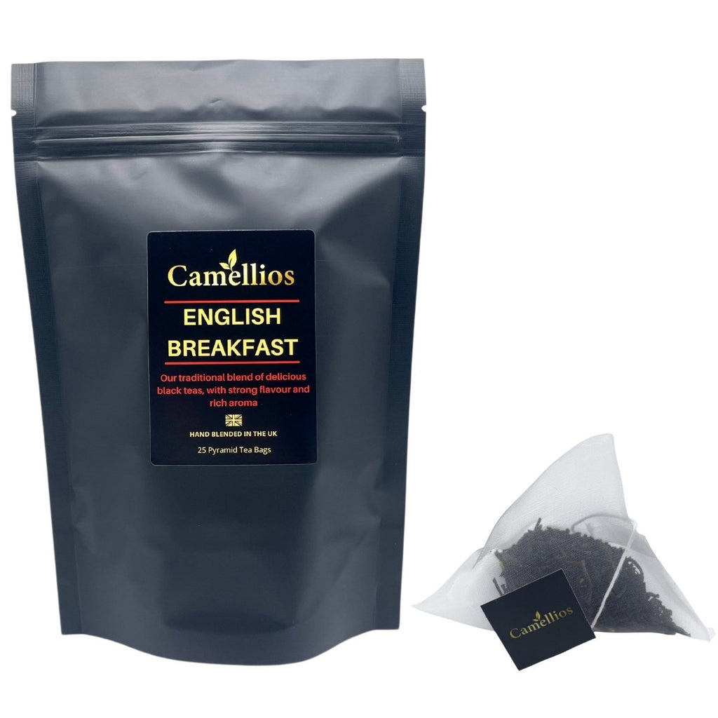 Camellios English Breakfast Black Tea 25 Pyramid Tea Bags