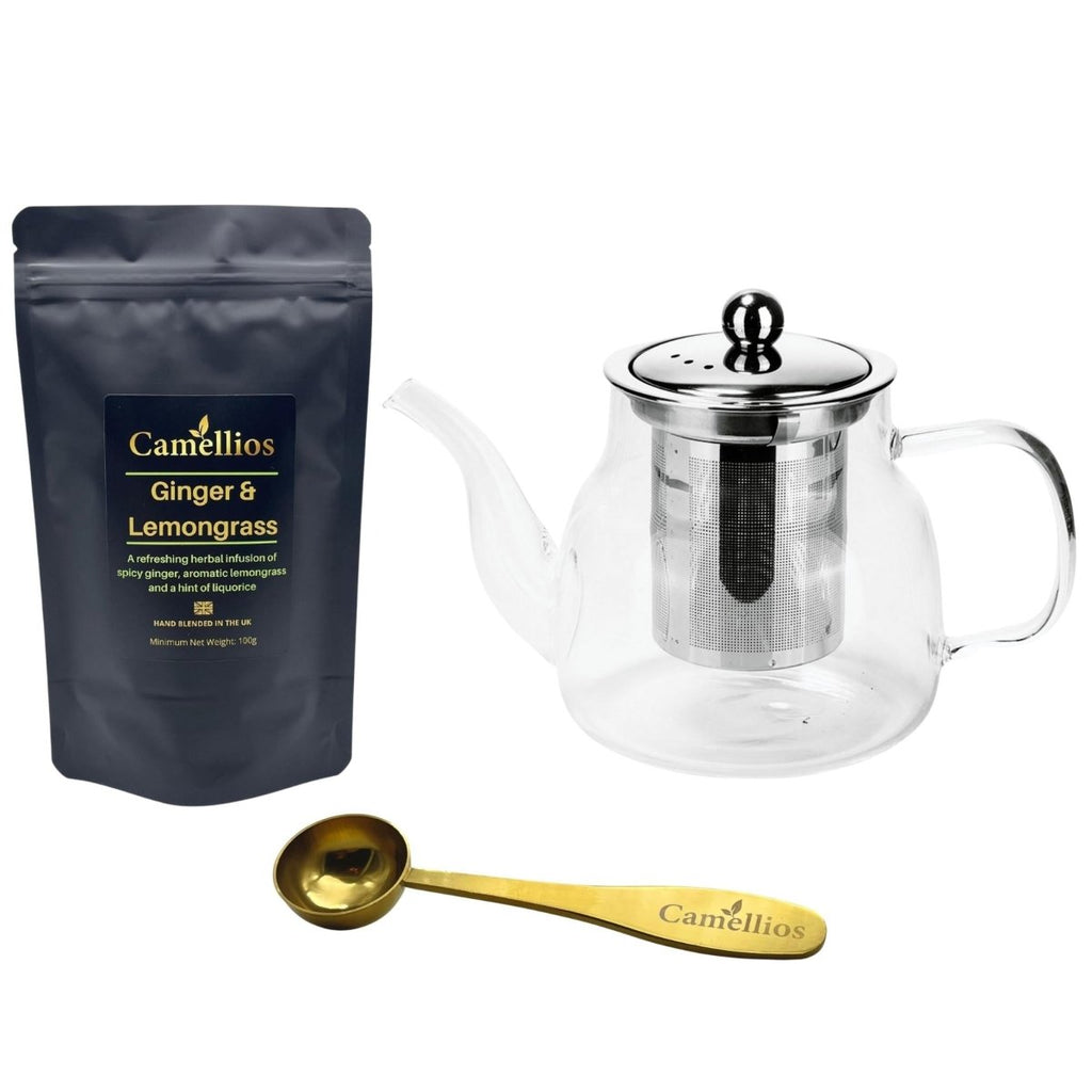 Camellios Loose Leaf Tea Set Ginger & Lemongrass (100g)