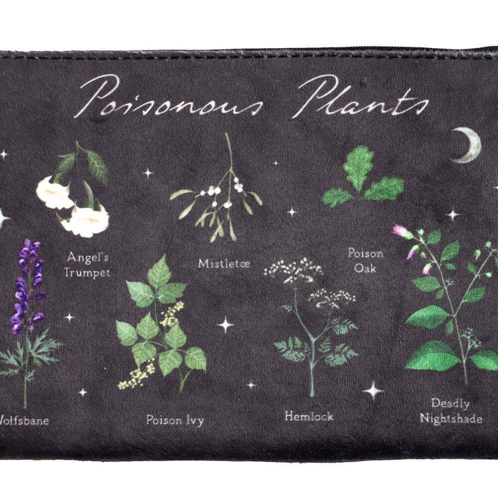 Gothic Gifts Poisonous Plants Makeup Bag