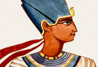 "Ancient Egyptian Chariot" on Framed Canvas, Acrylic, Canvas, Framed Prints or Print-only