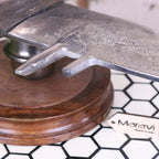 Vintage Spitfire Model Metal on Wooden Base