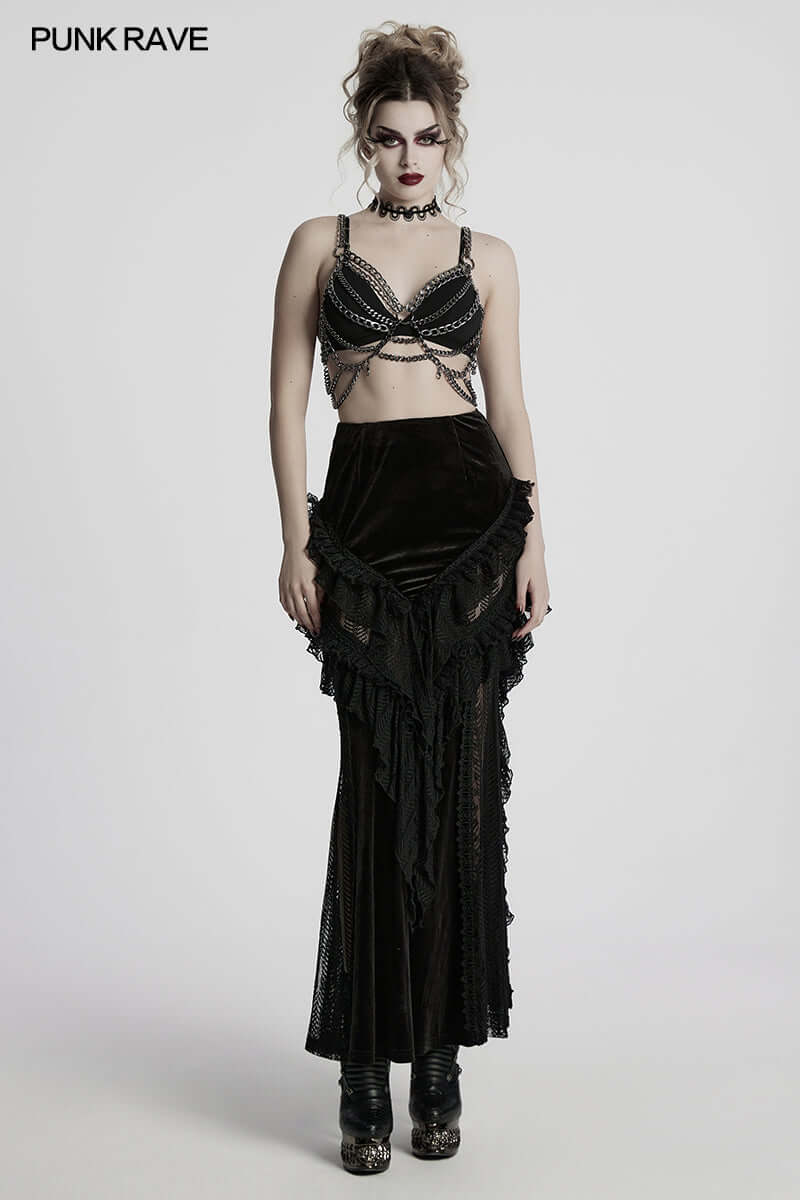 Punk Rave Anslie Metal Chain Dress