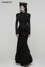 Punk Rave Goth Gorgeous Fishtail Skirt