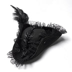Punk Rave Goth Imprisoned Beast Bone Pirate Hat