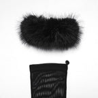 Punk Rave Fluffy Goth Gloves