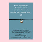 WishStrings Wish Bracelet – Long Distance Friend Gift with Personalized Message and Gift Card