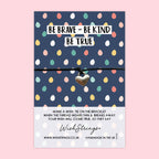 WishStrings ‘Be Brave, Be Kind, Be True’ Wish Bracelet | Uplifting Positivity Gift | Meaningful Bracelet for Encouragement & Strength