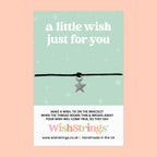 WishStrings ‘A Little Wish Just for You’ Wish Bracelet | Uplifting Positivity Gift | Meaningful Bracelet for Encouragement & Good Vibes