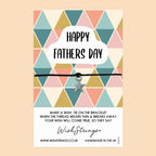 Fathers Day Bracelet – Meaningful Keepsake Gift With Heartfelt Quote Card