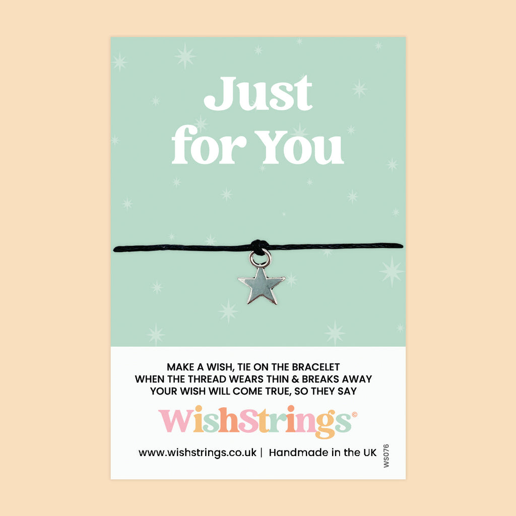 WishStrings Wish Bracelet – Friendship Gift | Just Because Keepsake with Gift Card