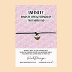 Infinity Wish Bracelet – Meaningful Friendship Gift With Gift Card – Eternal Bond Token