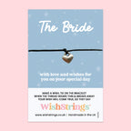 Wish Bracelet Bride – Handmade Wedding Bracelet on Gift Card | Sentimental Bridal Keepsake