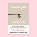 Flower Girl Wish Bracelet – Handmade UK Bridal Party Bracelet | Wedding Keepsake Gift