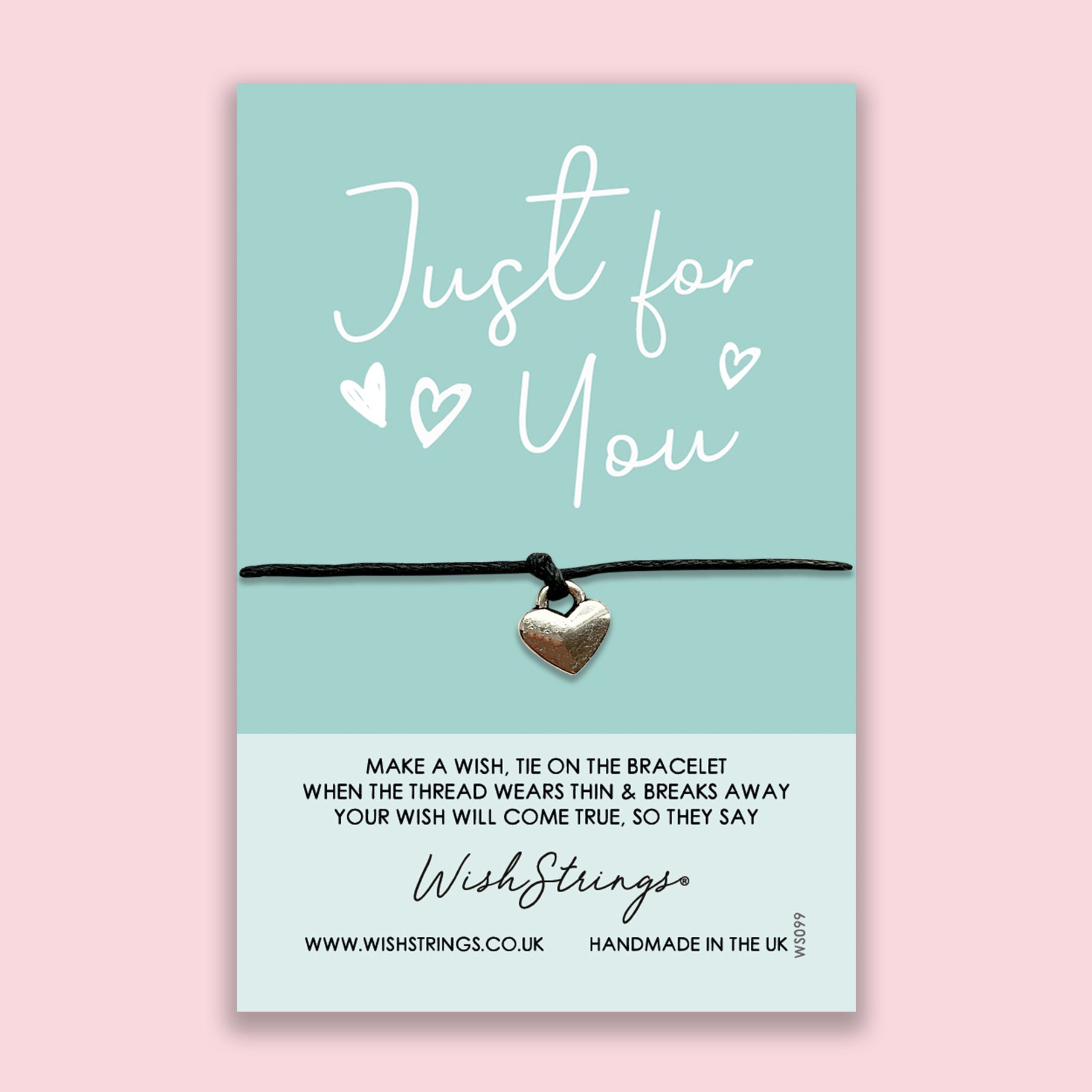 WishStrings ‘Little Wish Just for You’ Wish Bracelet | Thoughtful Gift | Meaningful Keepsake to Show Love & Appreciation